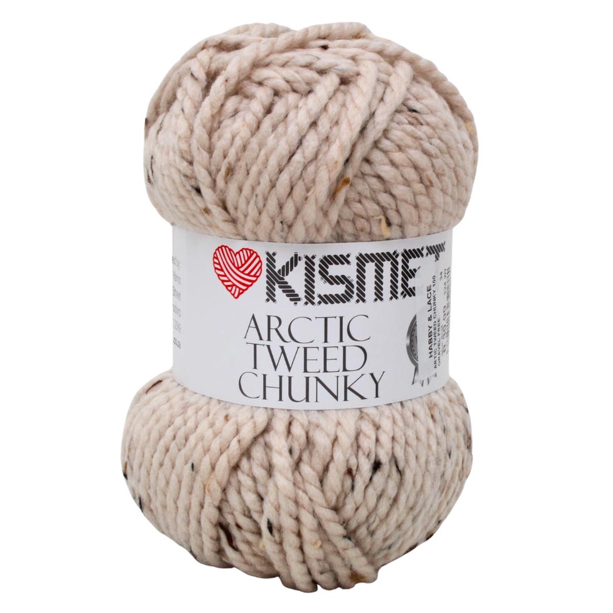 ARTIC TWEED CHUNKY 100G GRAVEL