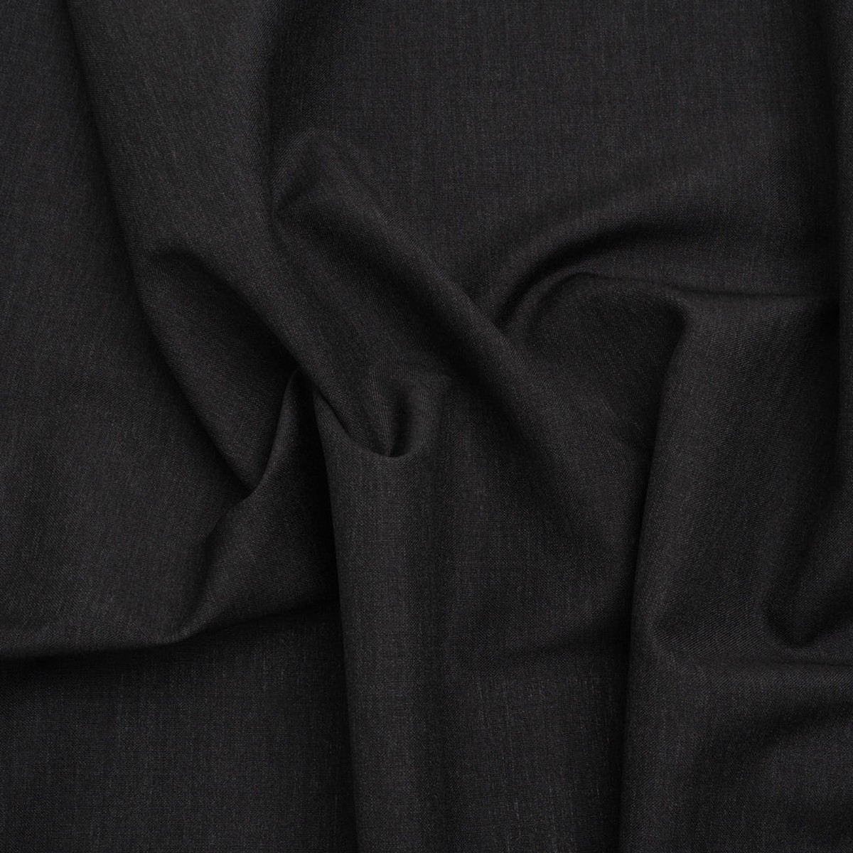Wool and Mohair Suiting by Alexander McQueen - Heathered Charcoal - Designer Deadstock
