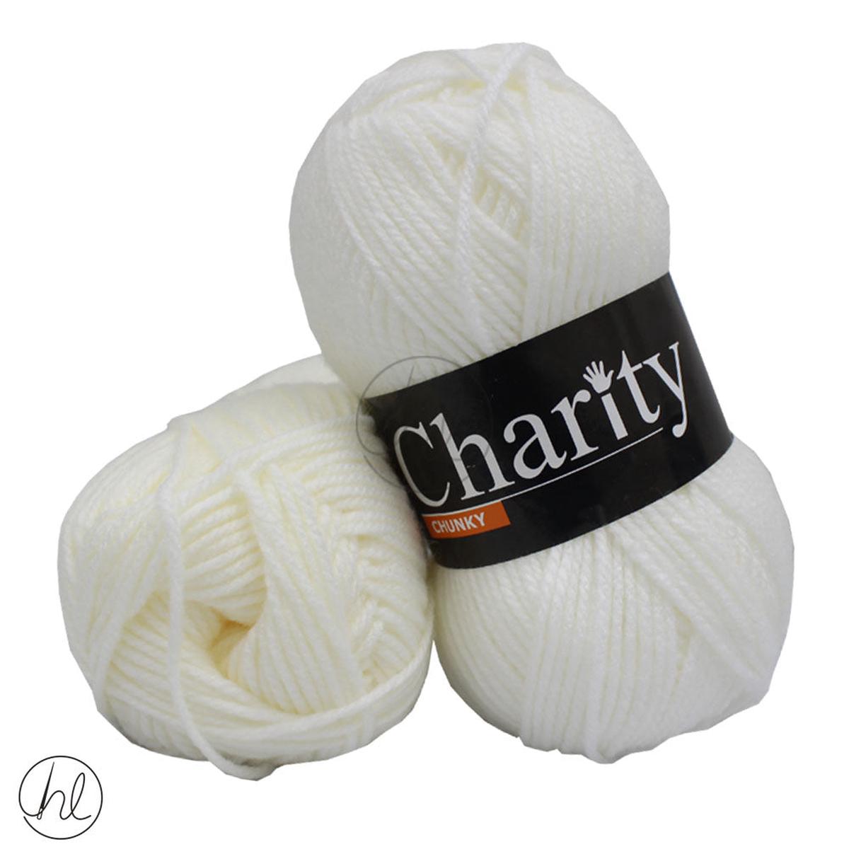 CHARITY CHUNKY 100G WHITE