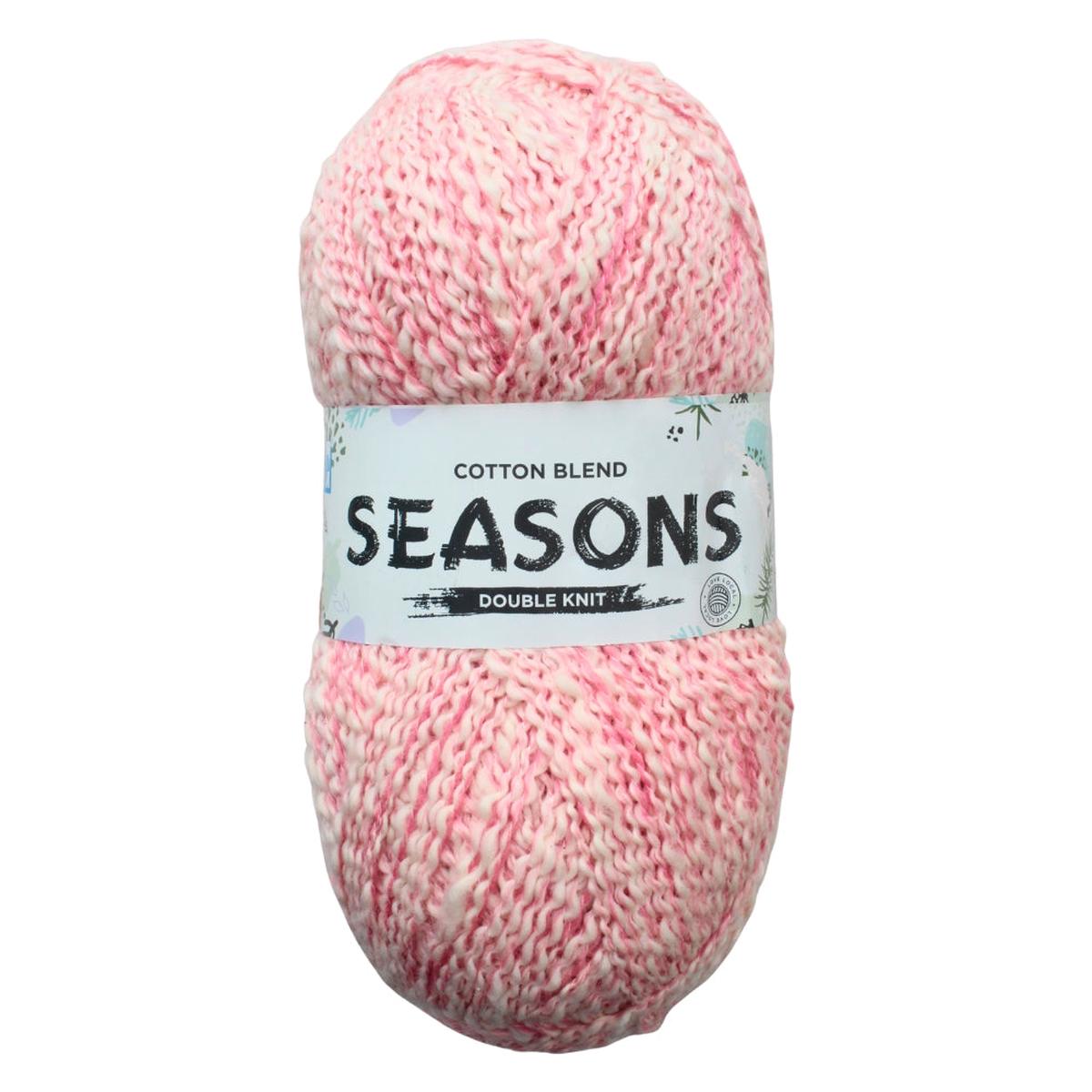 SEASONS COTTON BLEND DK 100G BLOOM