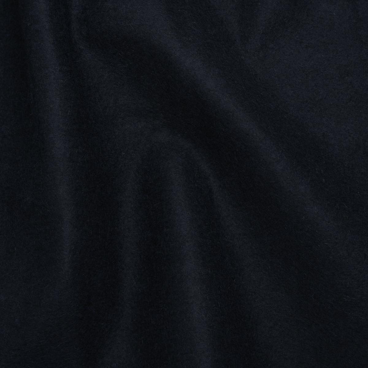 Undercollar Wool Felt with Pad Stitched Canvas Backing Made in Italy - Midnight Navy and Oatmeal - Deadstock