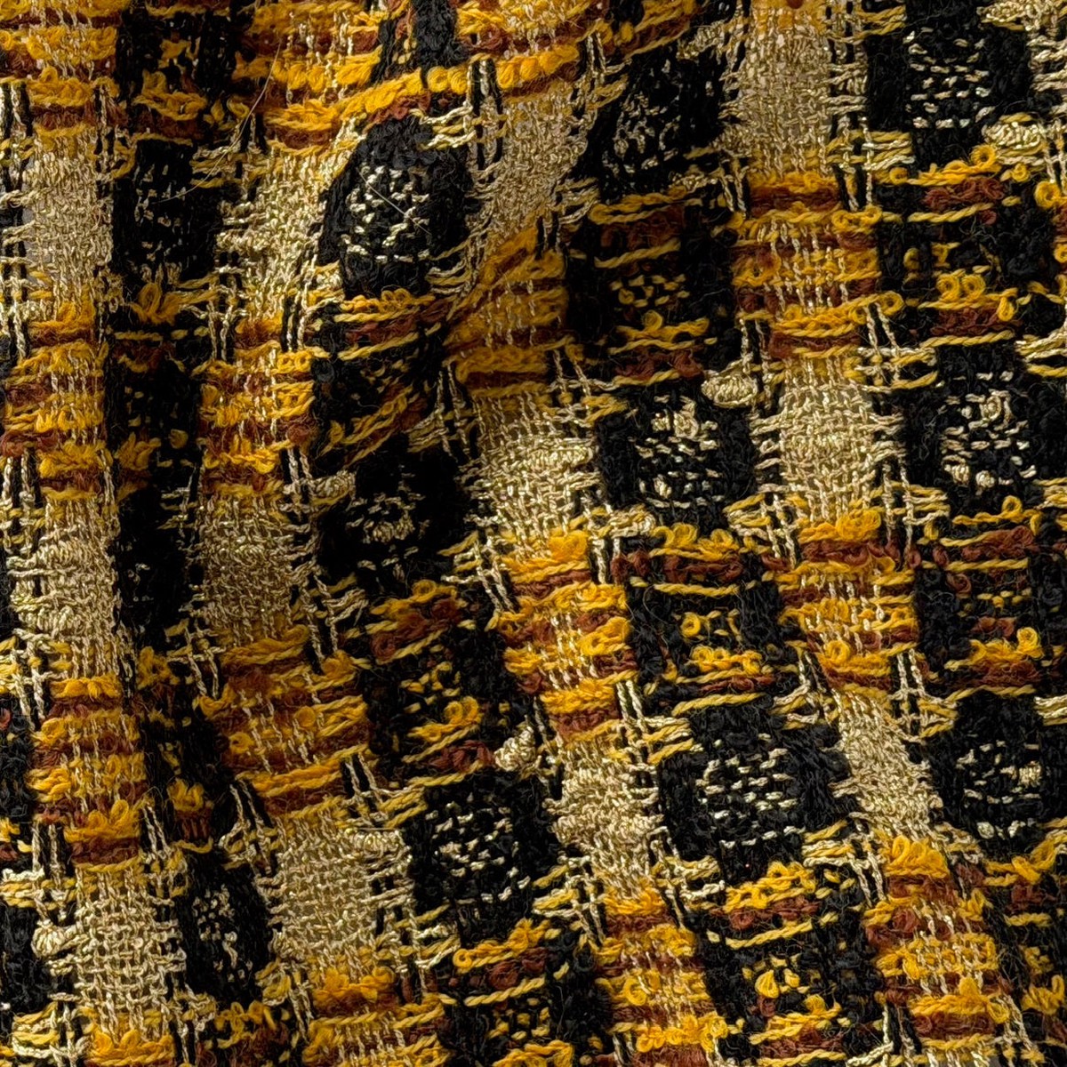 Versace Golden Beehive Wool Blend Boucl(Made in Italy)