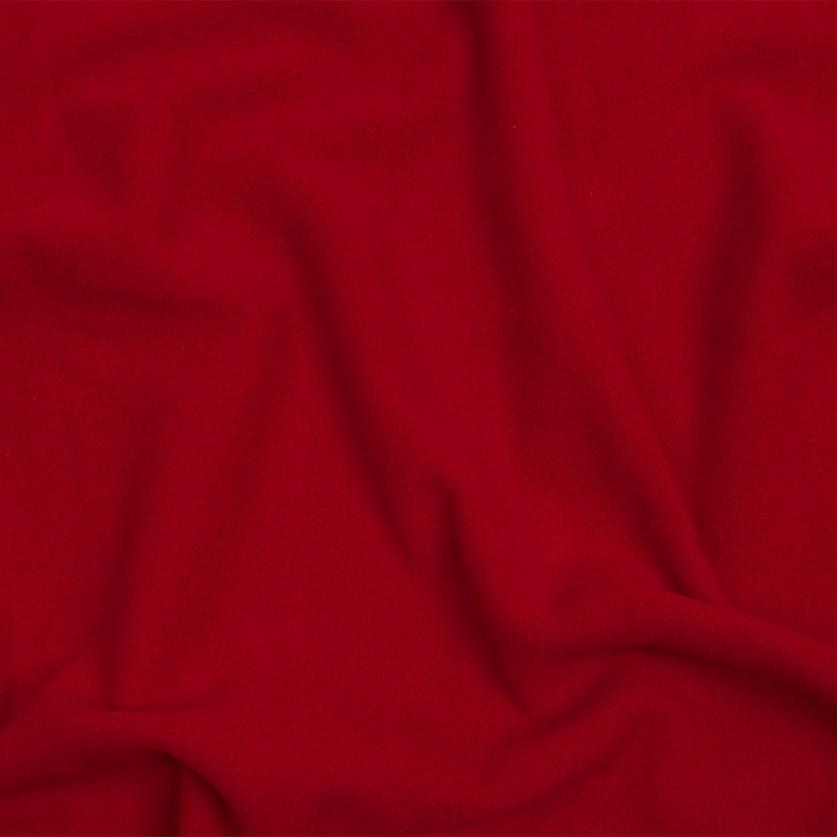 Wool and Cashmere Coating Made in Italy - Poppy Red - Alberini Collection