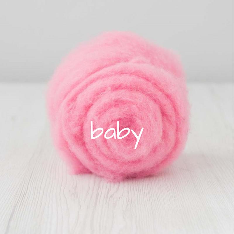 Carded Batting New Zealand Wool DHG 'Maori' Batt - Baby