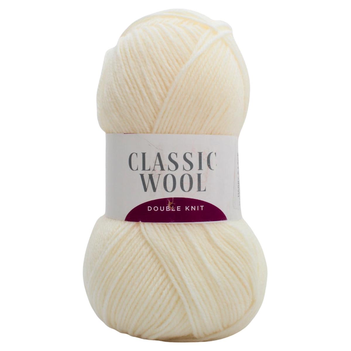 CLASSIC WOOL DK 100G WHITE