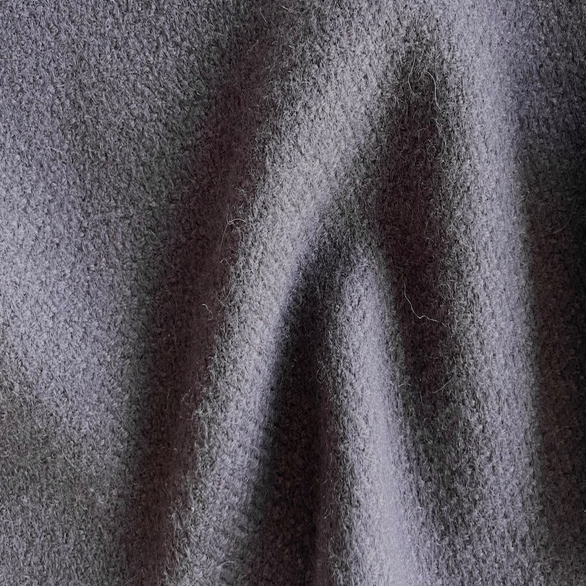 Mid-Weight Mottled Shark GrayWool Melton Coating (Made in Italy)