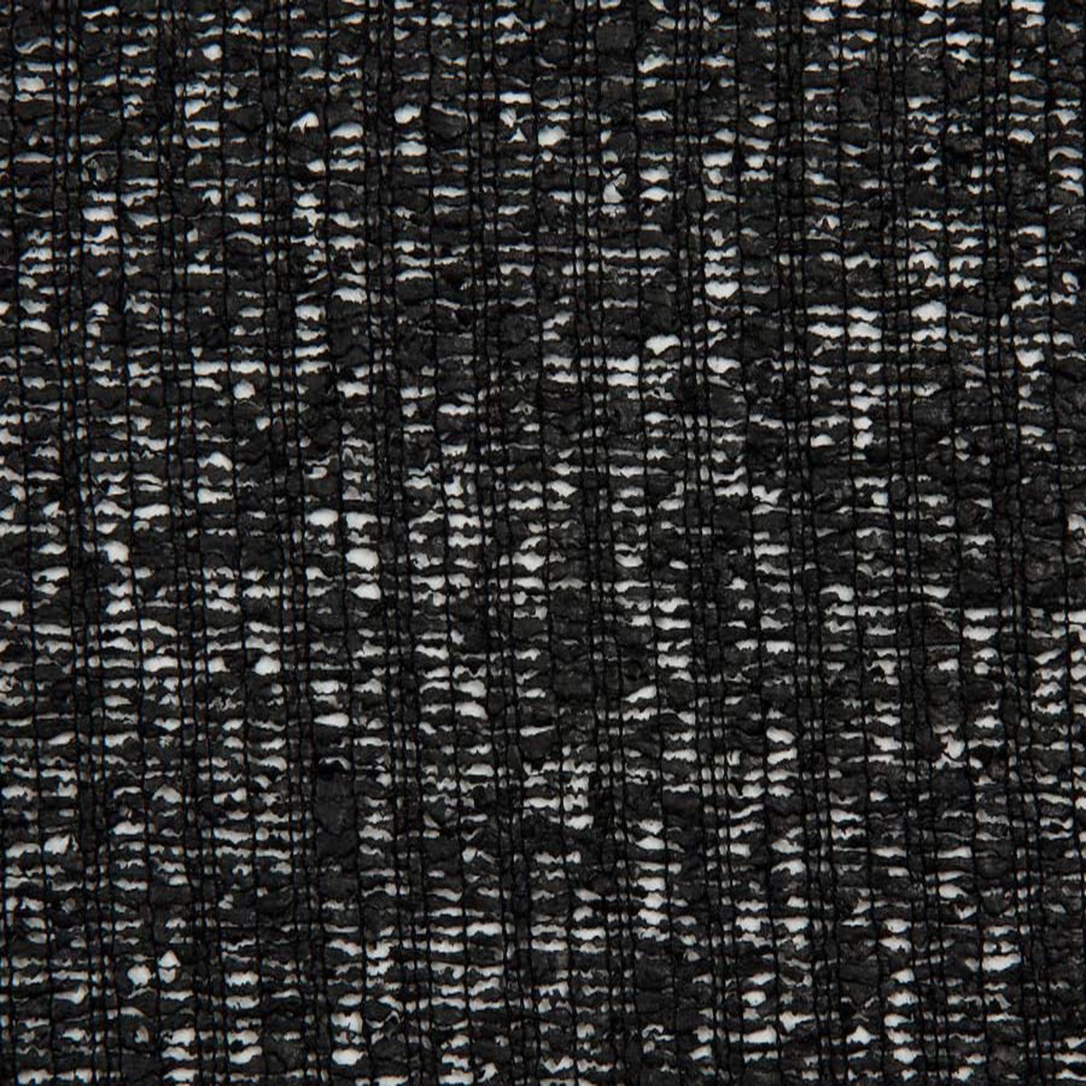 Sophisticated Black Open Weave Boucle (Made in Italy)