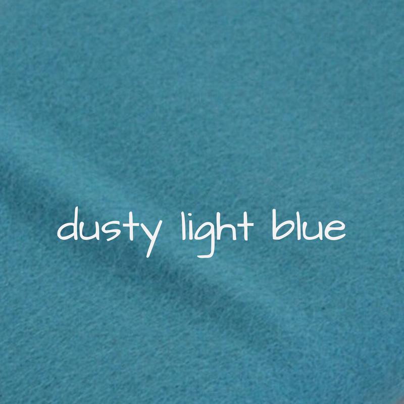 1mm Wool Felt - Dusty Blue