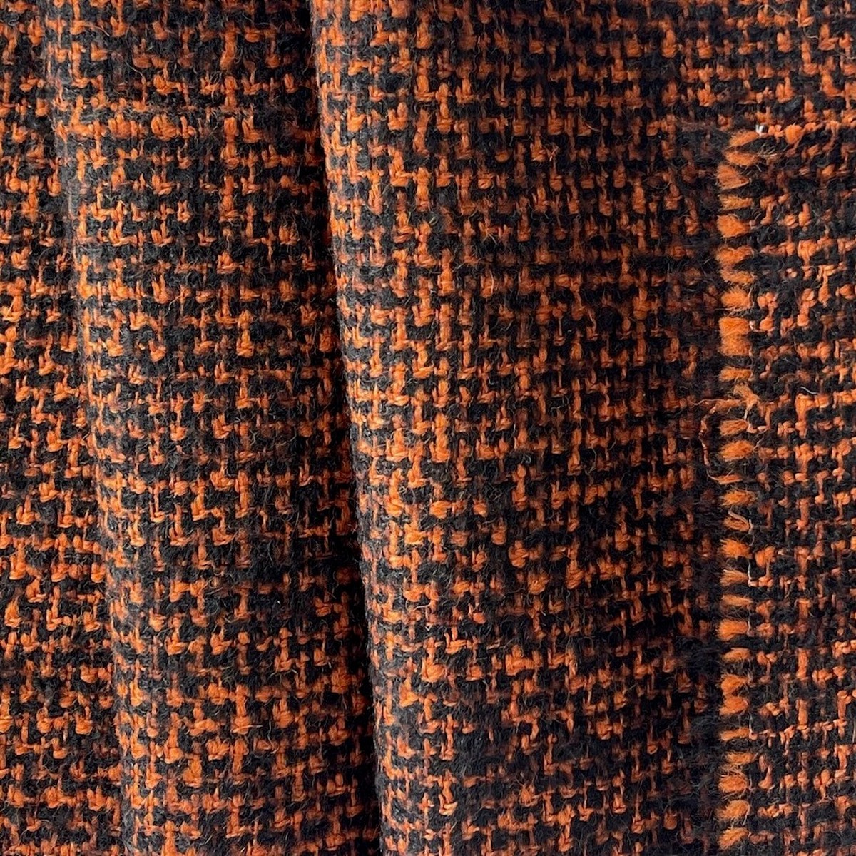 Botto Giuseppe Marmalade & Licorice Wool Blend Boucl (Made in Italy)