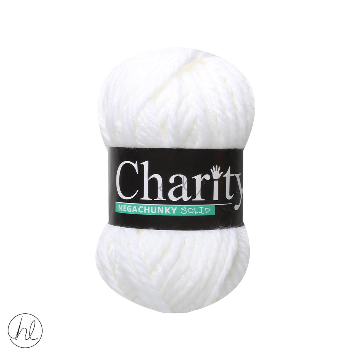 CHARITY MEGA CHUNKY SOLID 300G WHITE