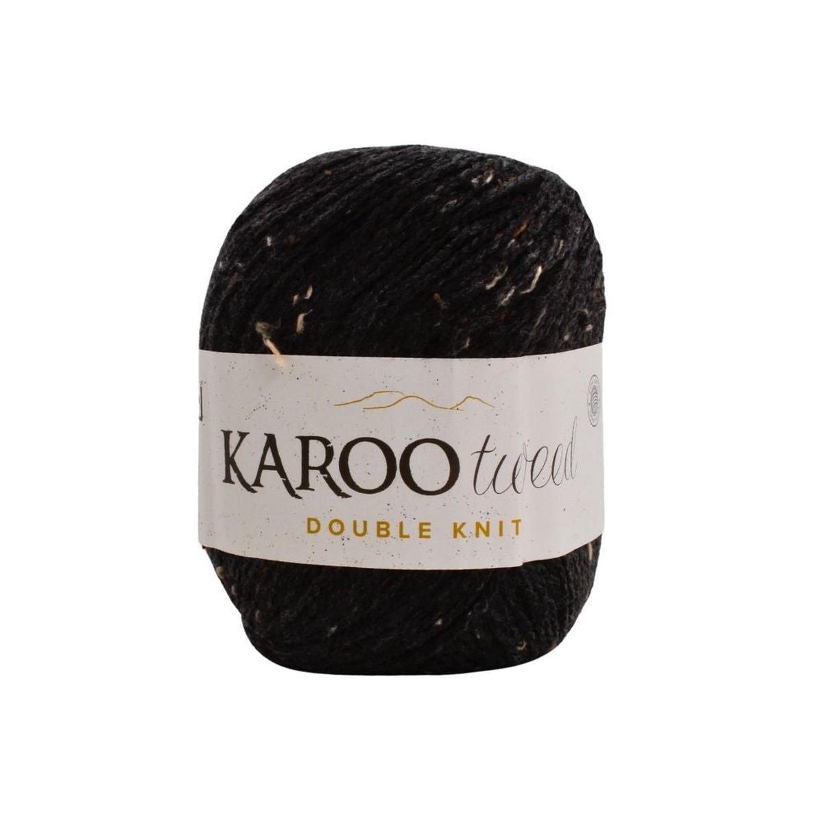 ELLE KAROO TWEED DK 100G COAL A EACH