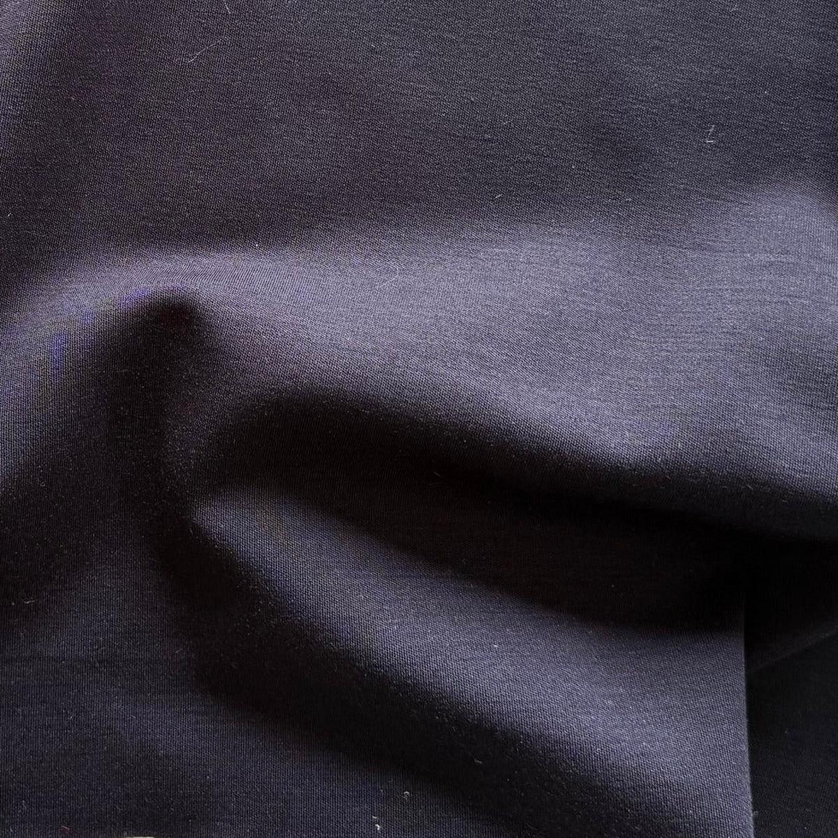Loro Piana Mid-Weight India Ink Blue Wool Jersey Knit (Made in Italy)