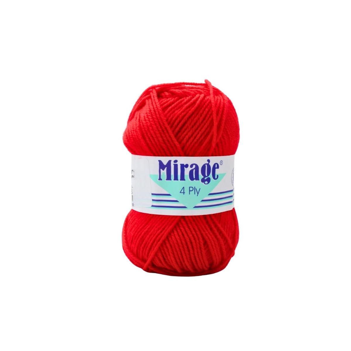 MIRAGE 4PLY LSE WOOL CHERRY
