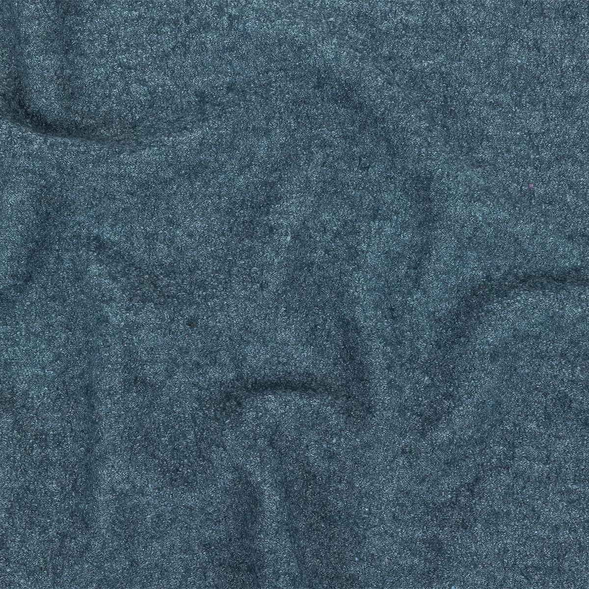 Boiled Wool Coating Fabric - Marbled Blue Mirage - Ketil Collection
