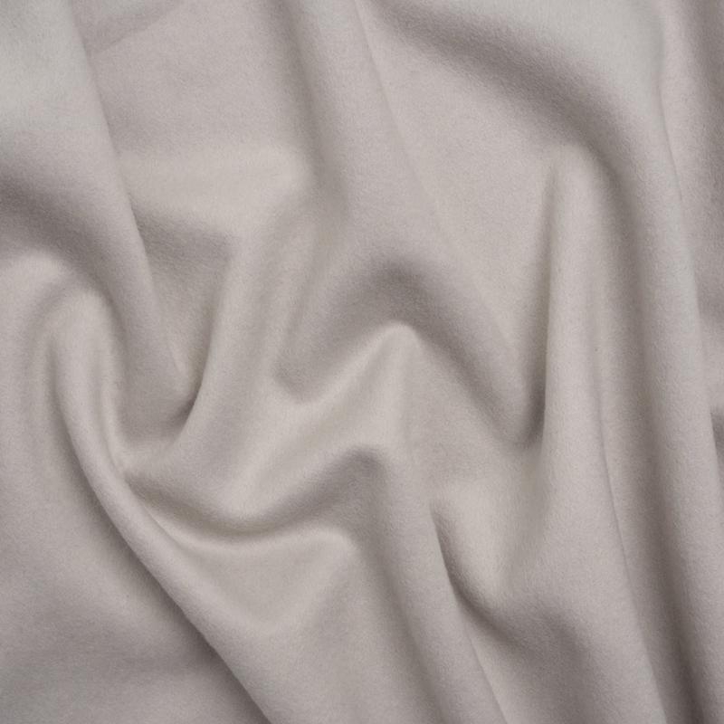 Brushed Wool Blend Coating - Aluminum Gray - Emery Collection