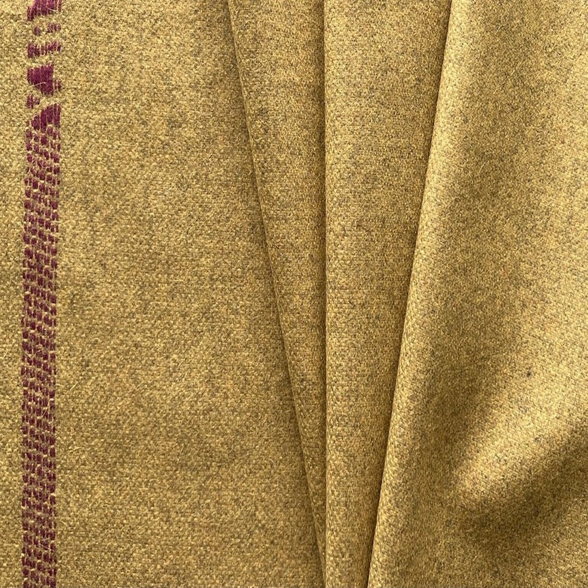 Cushy Heathered Dijon MustardCashmere Flannel (Made in Italy)