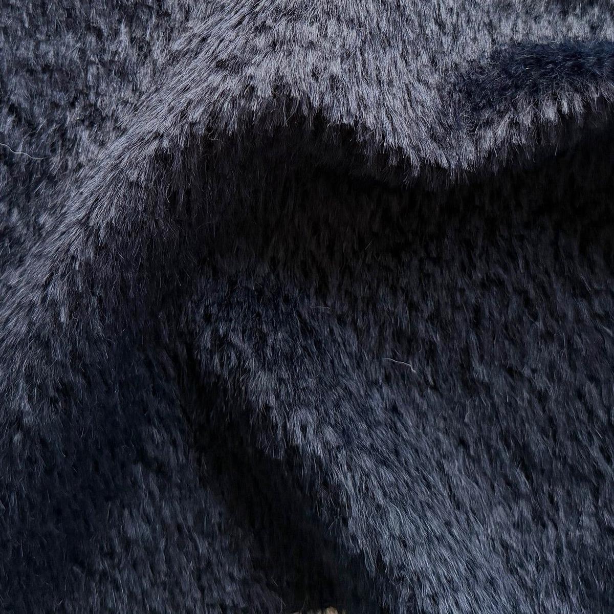Etro Mid-Weight Midnight Navy Alpaca & Wool Coating (Made in Italy)