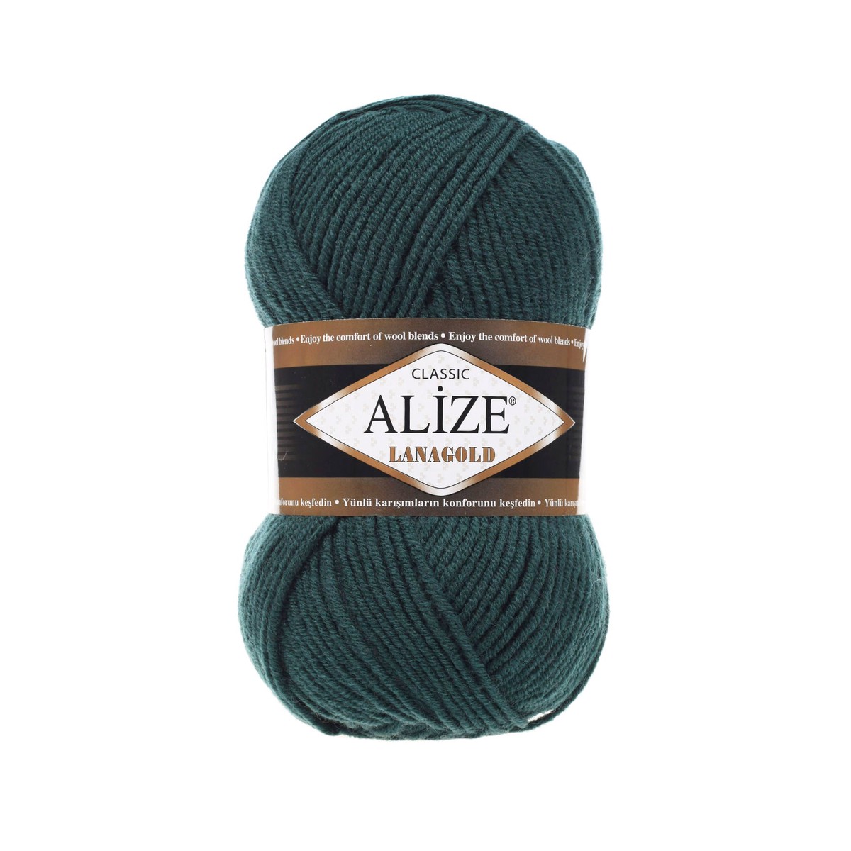 Alize Lanagold Classic Wool Yarn, Pine Green - 426