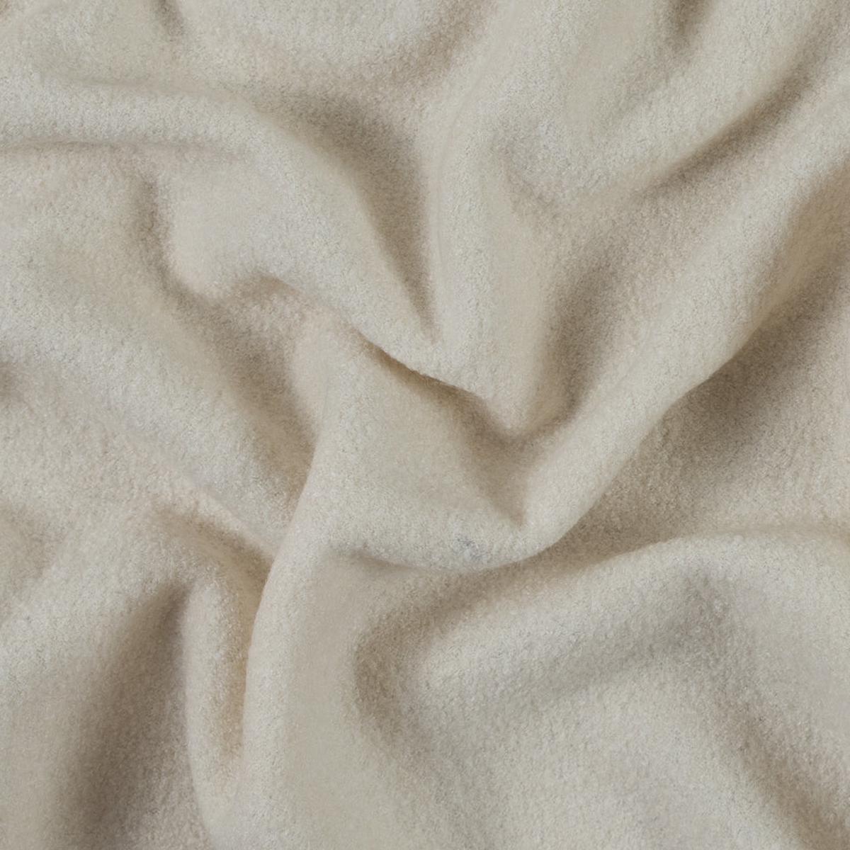 Boiled Wool Coating Fabric - Antique White - Ketil Collection