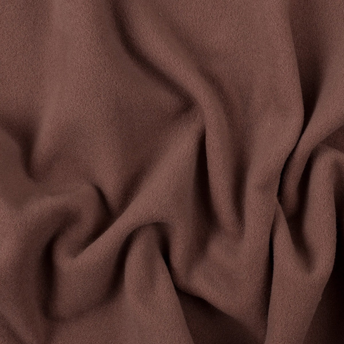 Wool and Cashmere Coating Made in Italy - Brown - Alberini Collection