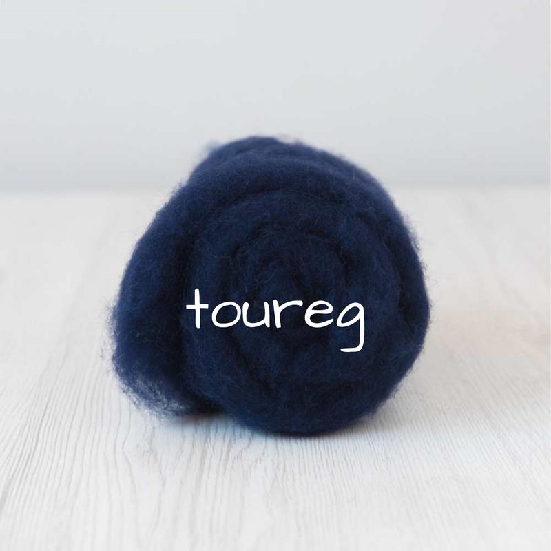 Carded Batting New Zealand Wool DHG 'Maori' Batt - Tuareg
