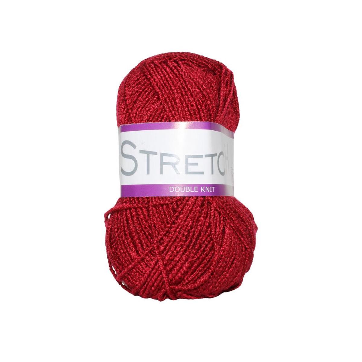 ELLE STRETCH WOOL DK 50G RUBY COL 202