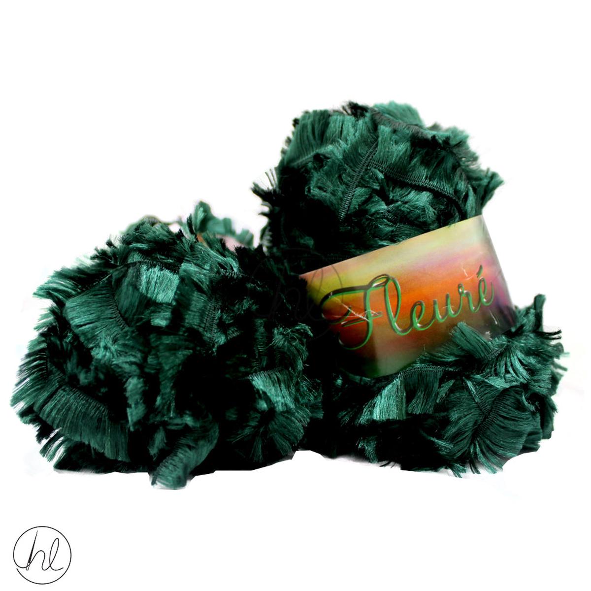 FLEURE FEATHER YARN 50G BOT/GREEN