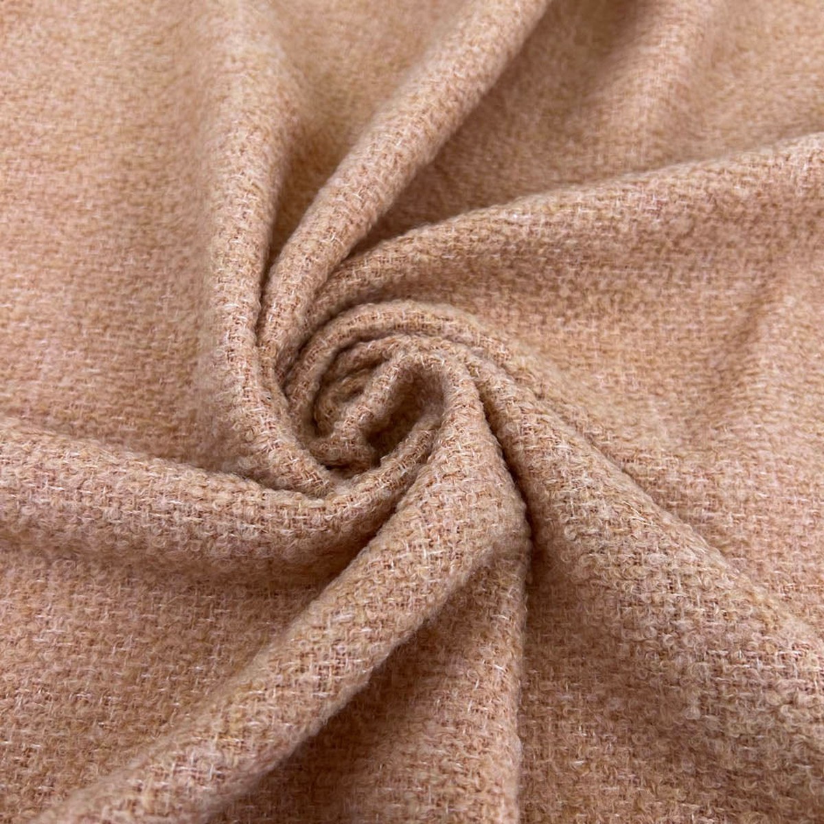 Pink Wool Blend Boucle'