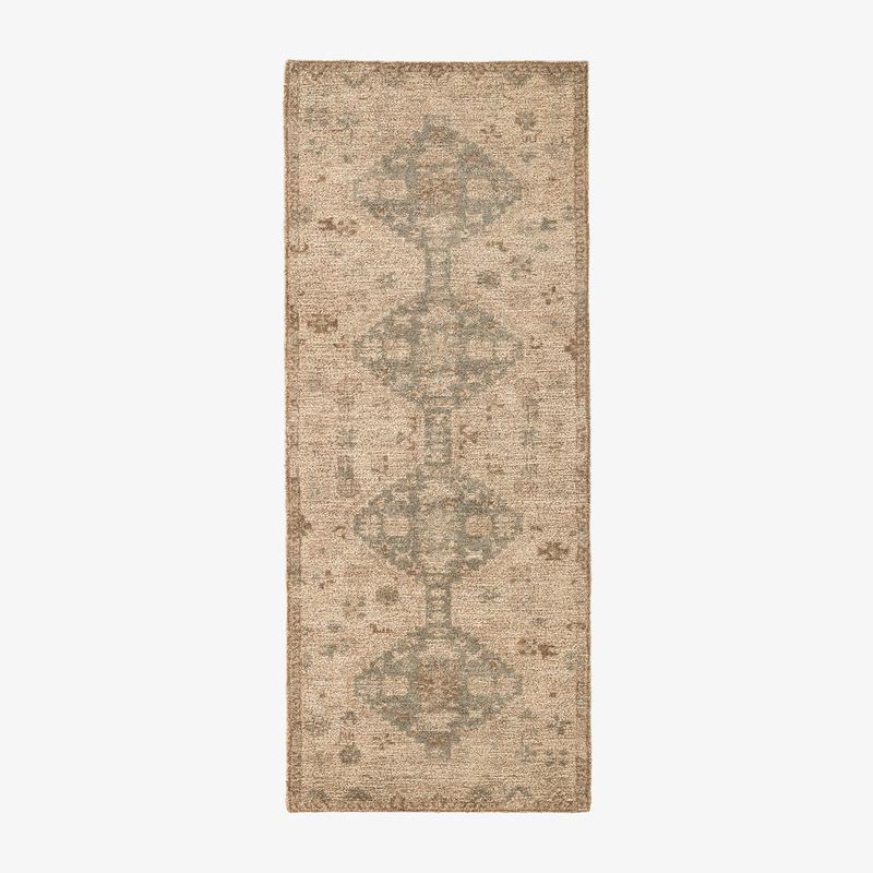 Wilshire Natural Hand-Tufted Wool Rug (26 X 8)