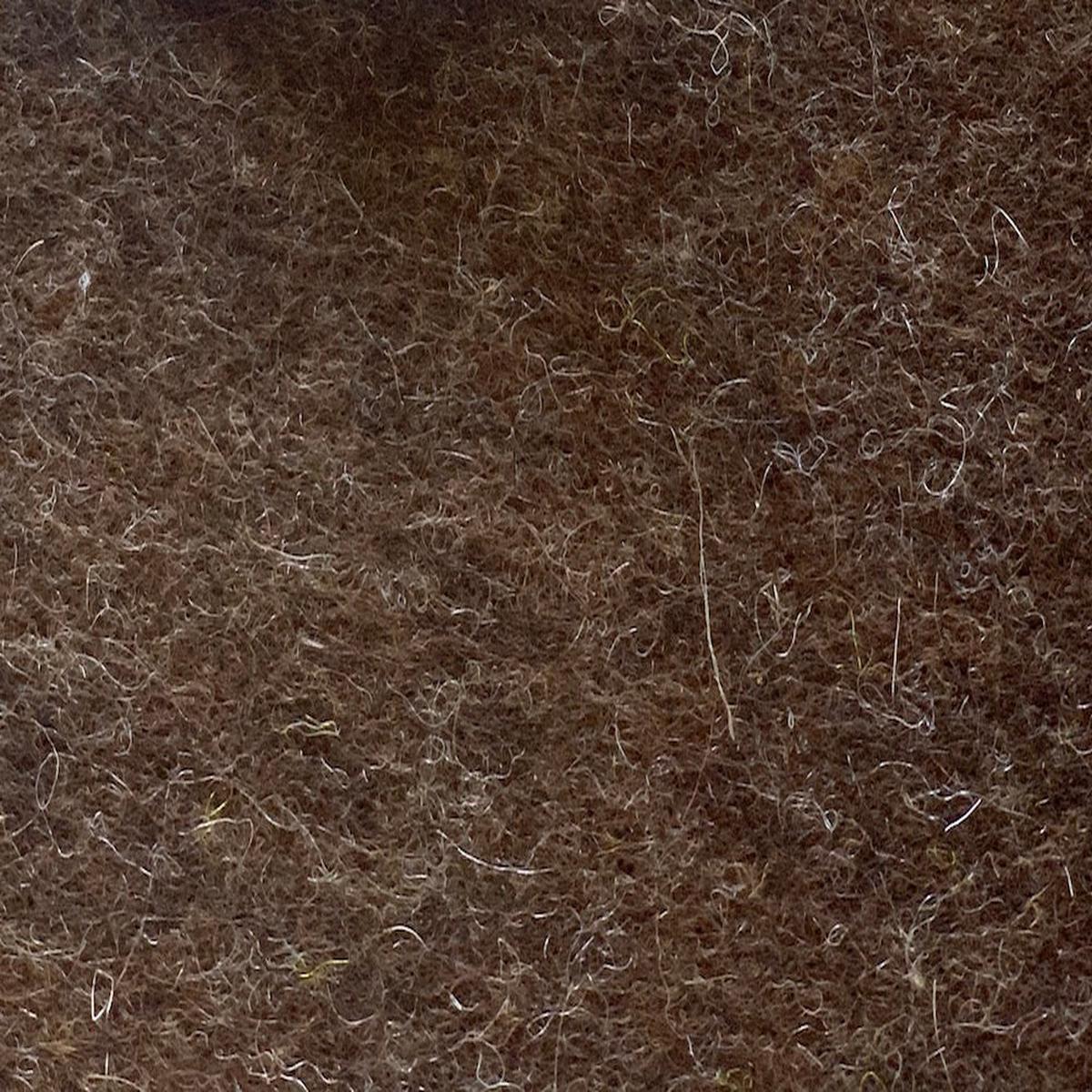 3mm Dark Heathered Brown Wool Felt (Made in USA)