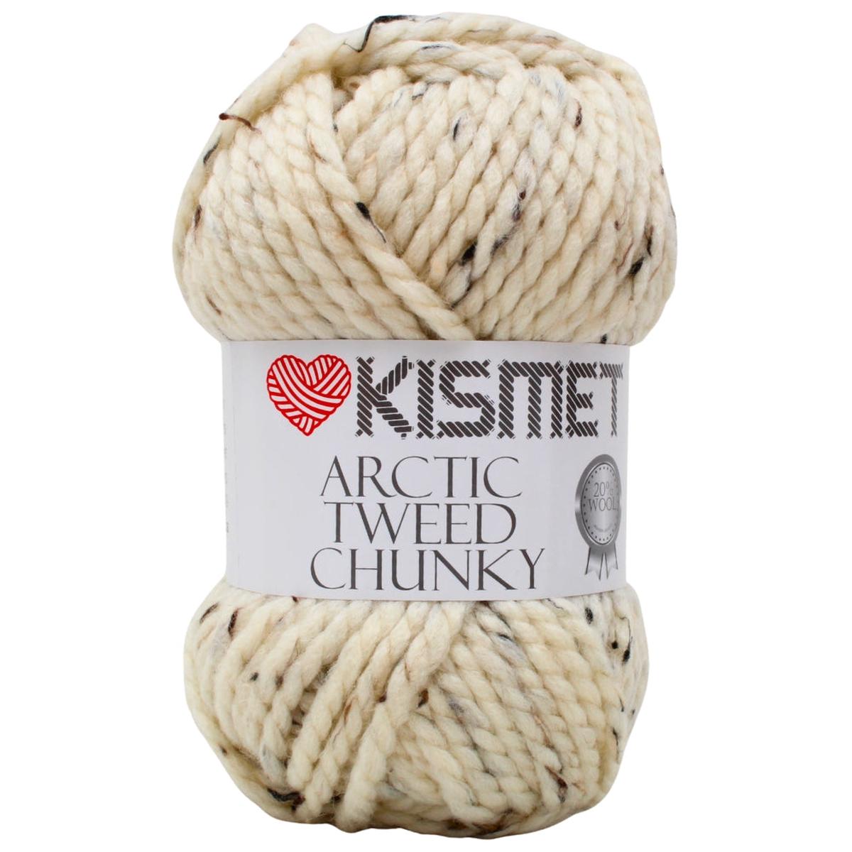 ARTIC TWEED CHUNKY 100G CREAM