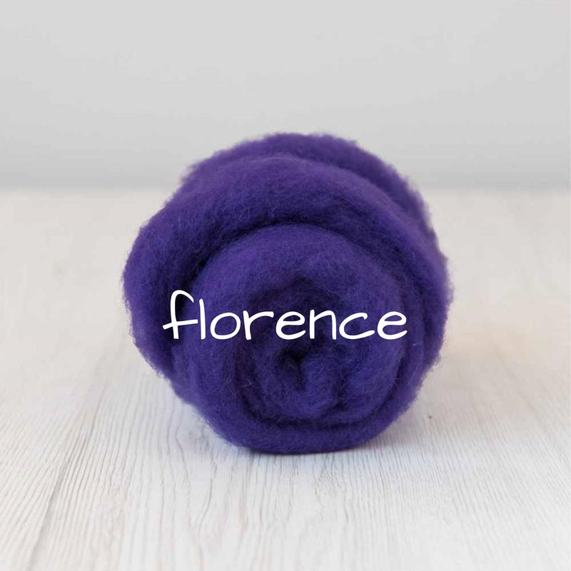 Carded Batting New Zealand Wool DHG 'Maori' Batt - Florence