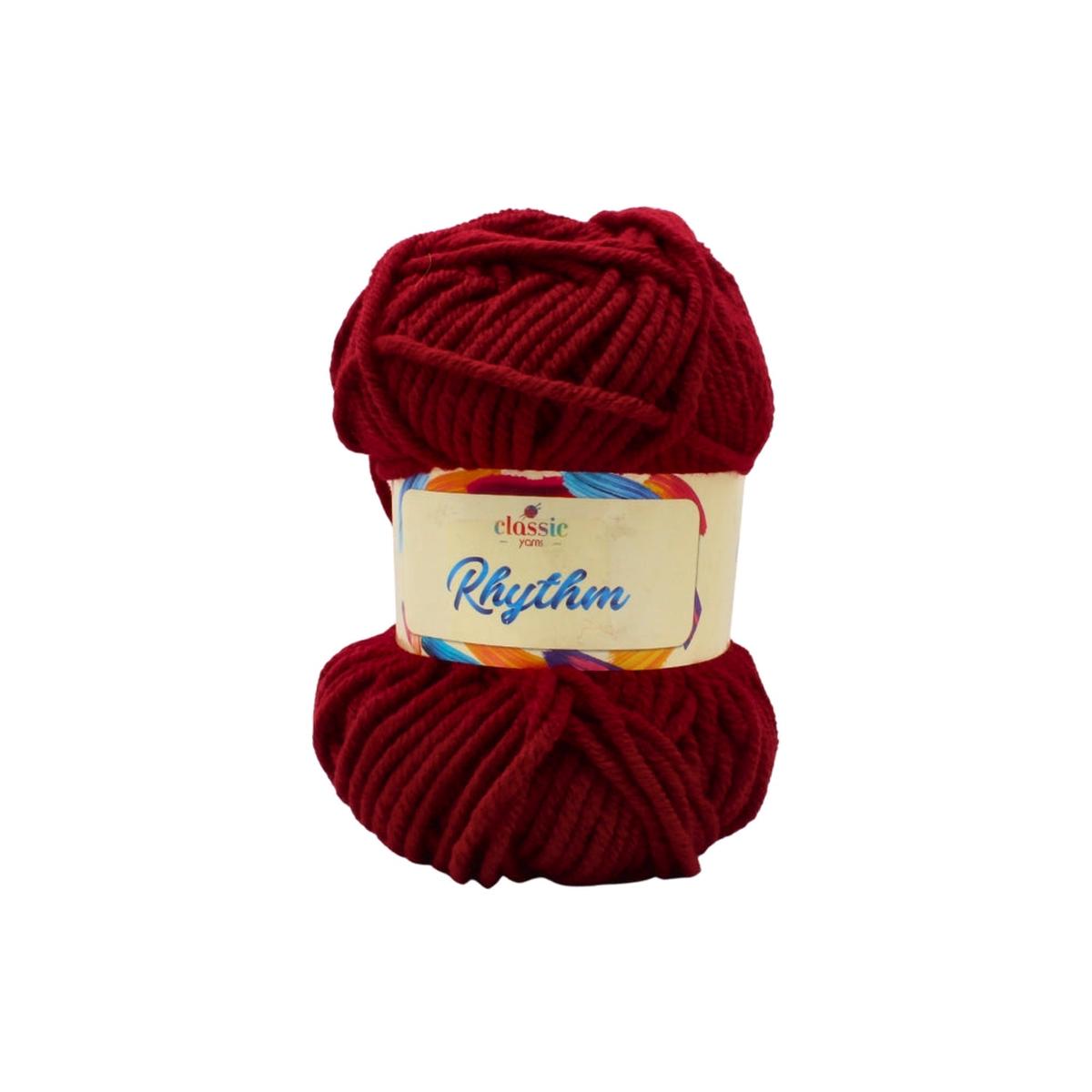 CLASSIC RHYTHM CHNKY 100G MAROON
