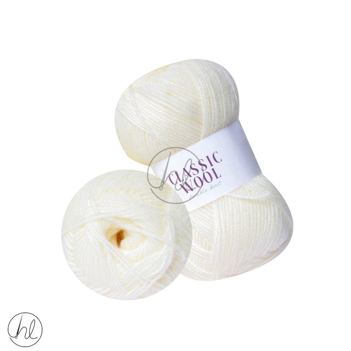 ELLE CLASSIC WOOL DOUBLE KNIT 100G (PORCELAIN) (105)