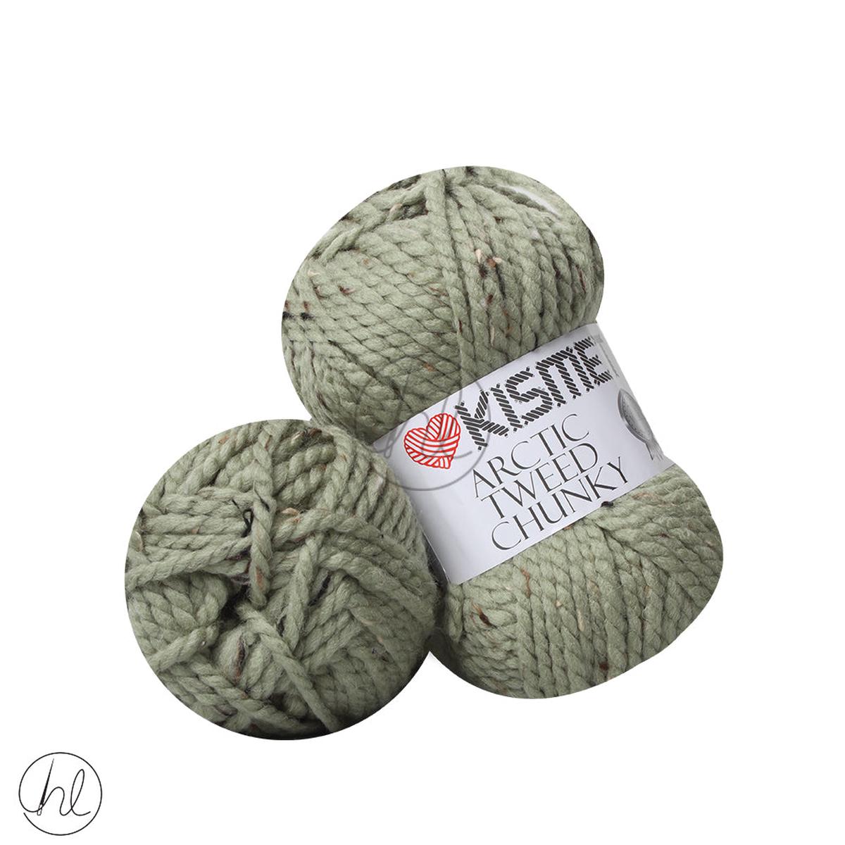 KISMET ARCTIC TWEED CHUNKY 100G SAGE GREEN 11