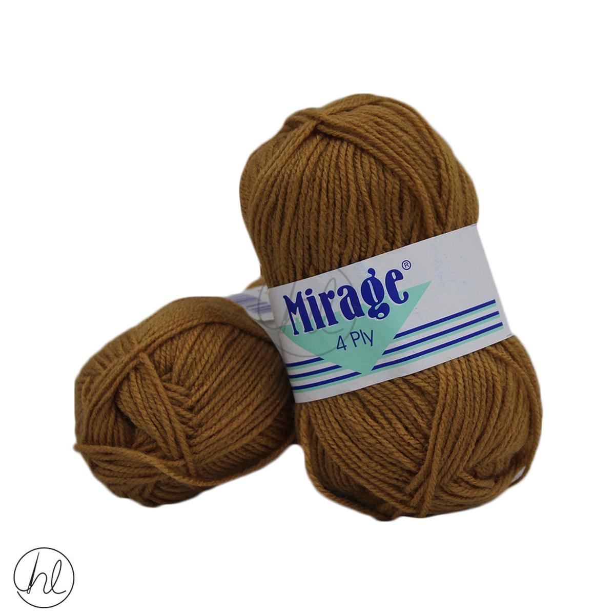 Mirage 4Ply Wool25G CAMEL