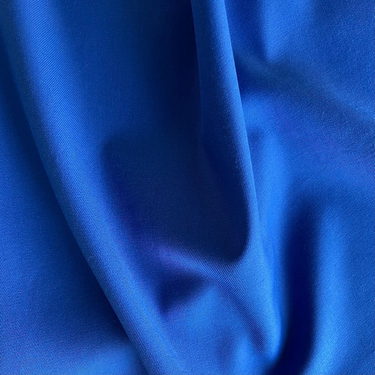 Striking Royal Blue Selvedged 150s Wool Suiting (Made in Italy)