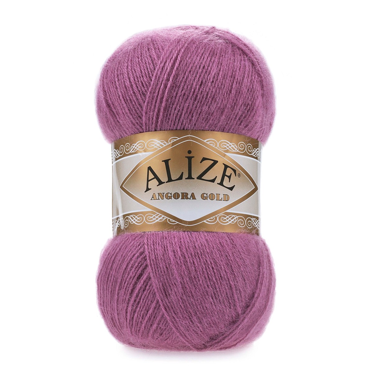 Alize Angora Gold Knitting Wool Yarn, Rose Pink - 440