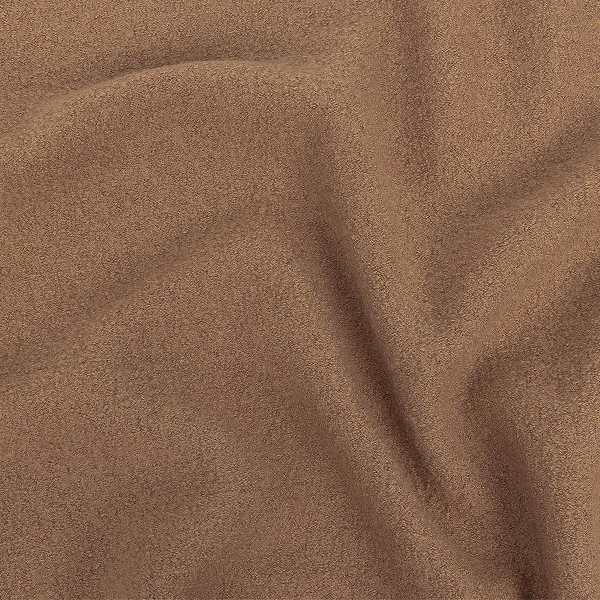 Boiled Wool Coating Fabric - Burro Brown - Ketil Collection