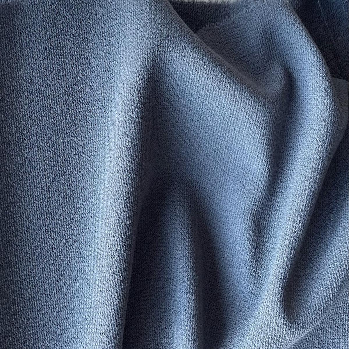 Designer Scrumptious Dolphin Grey Wool Crepe (Made in Italy)