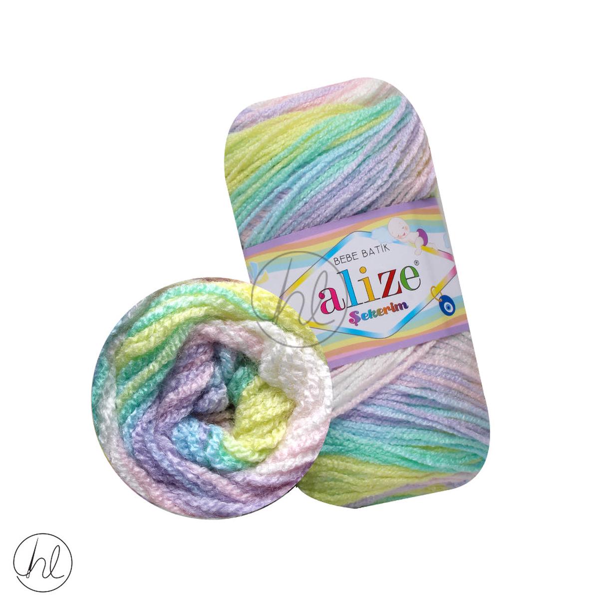 ALIZE SEKERIM BATIK 100G LIME 2135