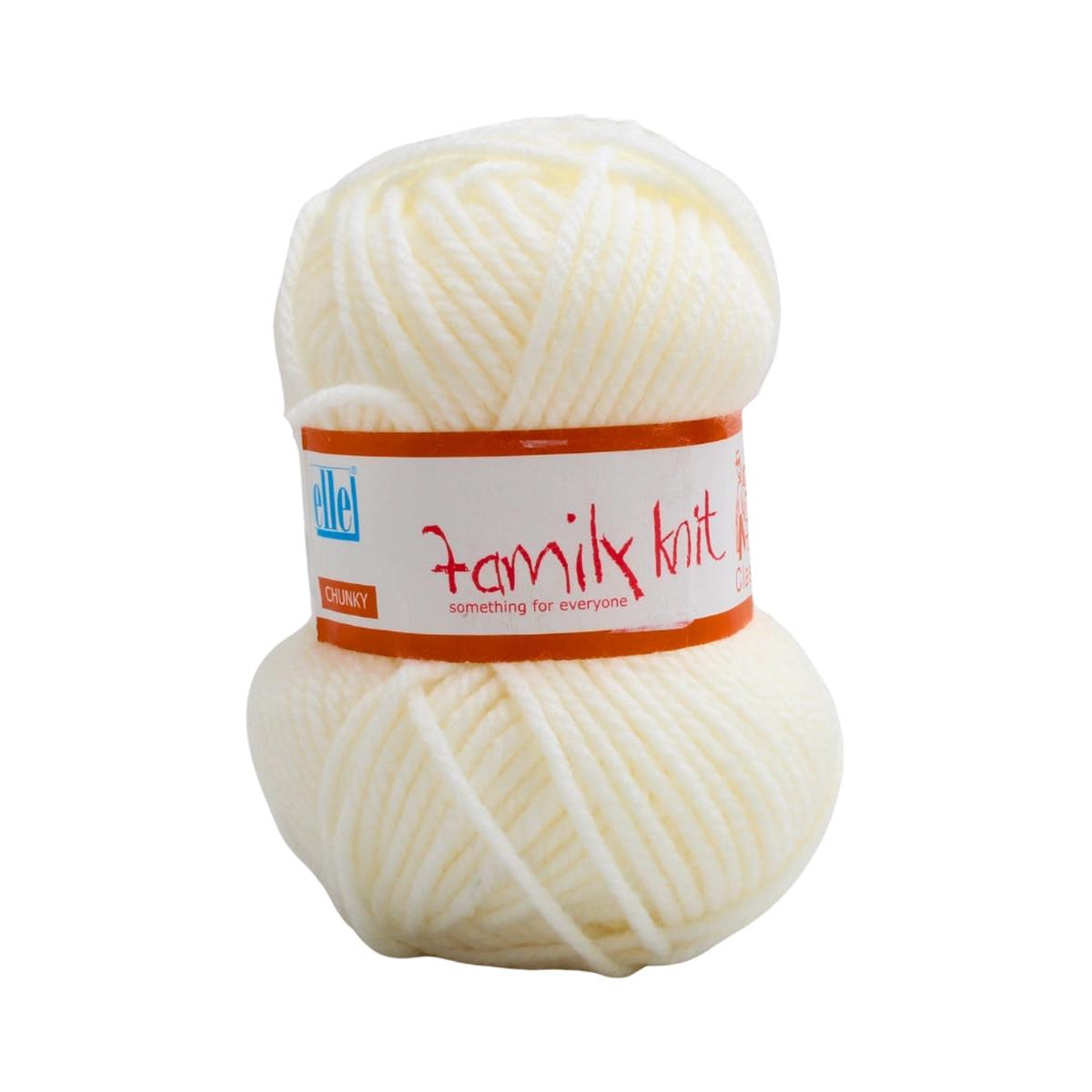 ELLE FAMILY KNIT CHUNKY PORCELAIN