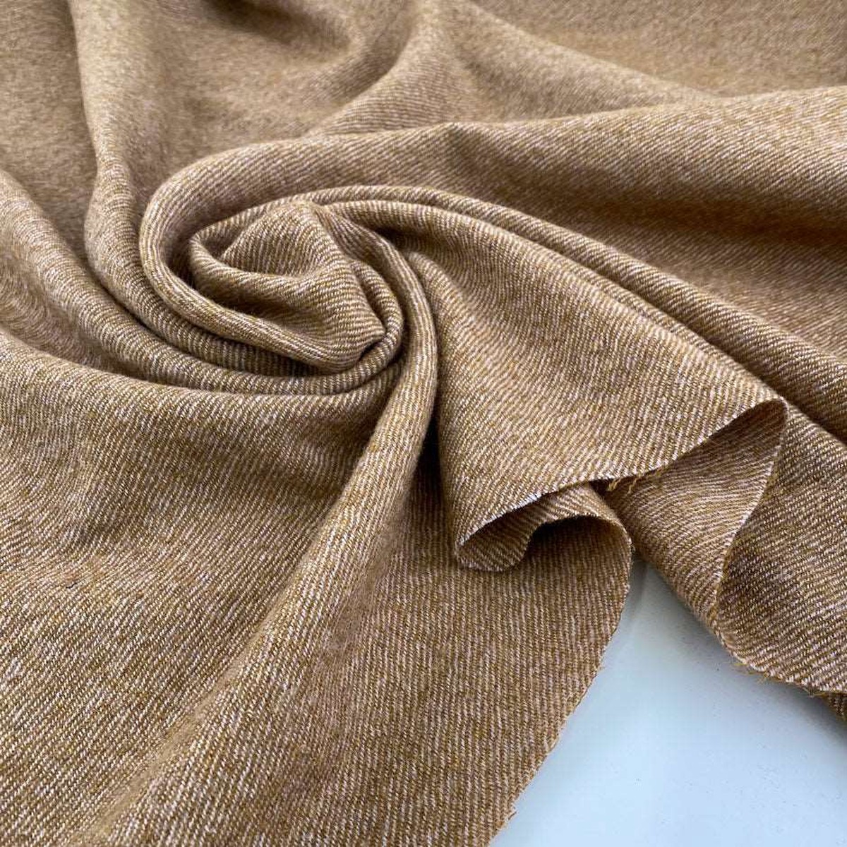 Golden Pink Wool Flannel