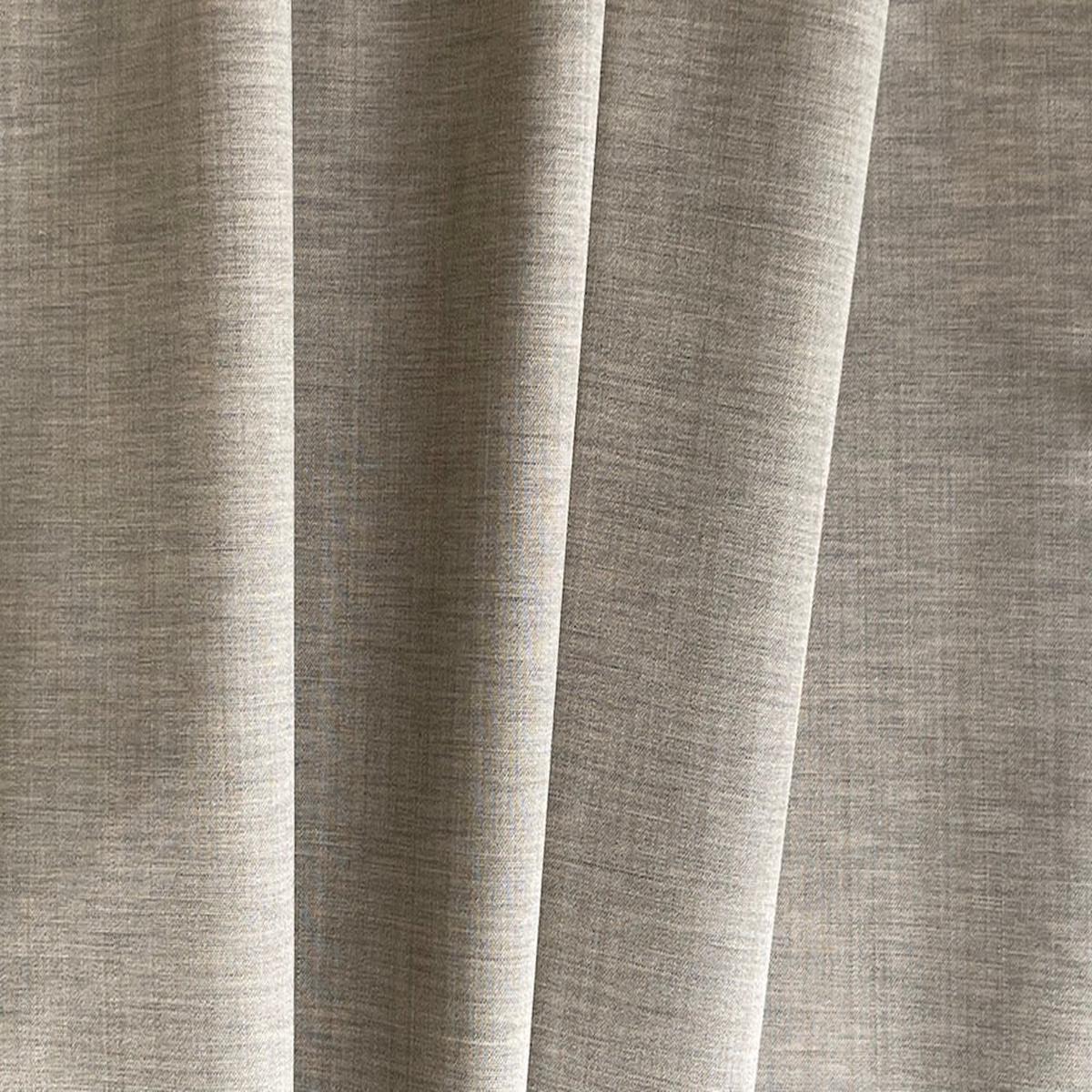 Lighter Weight Heathered OatmealStretch Wool (Made in Italy)
