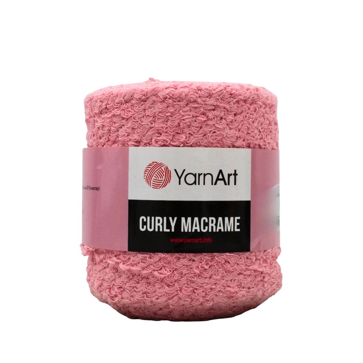 YARN ART CURLY MACRAME 500G PINK
