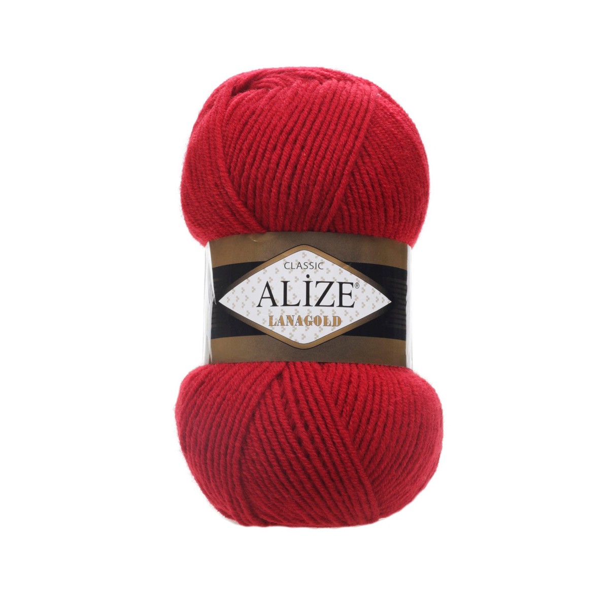 Alize Lanagold Classic Wool Yarn, Red - 56