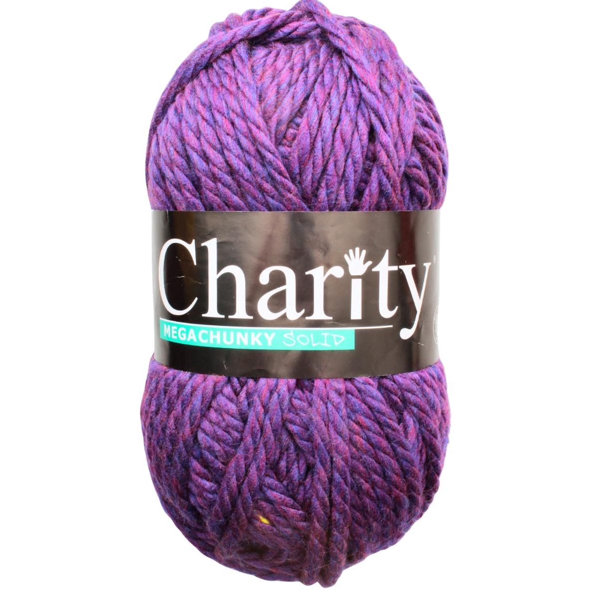CHARITY MEGA CHUNKY SOLID 300G MULBERRY