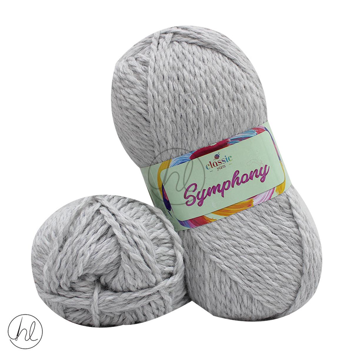 CLASSIC YARN SYMPHONY 100G GREY 804