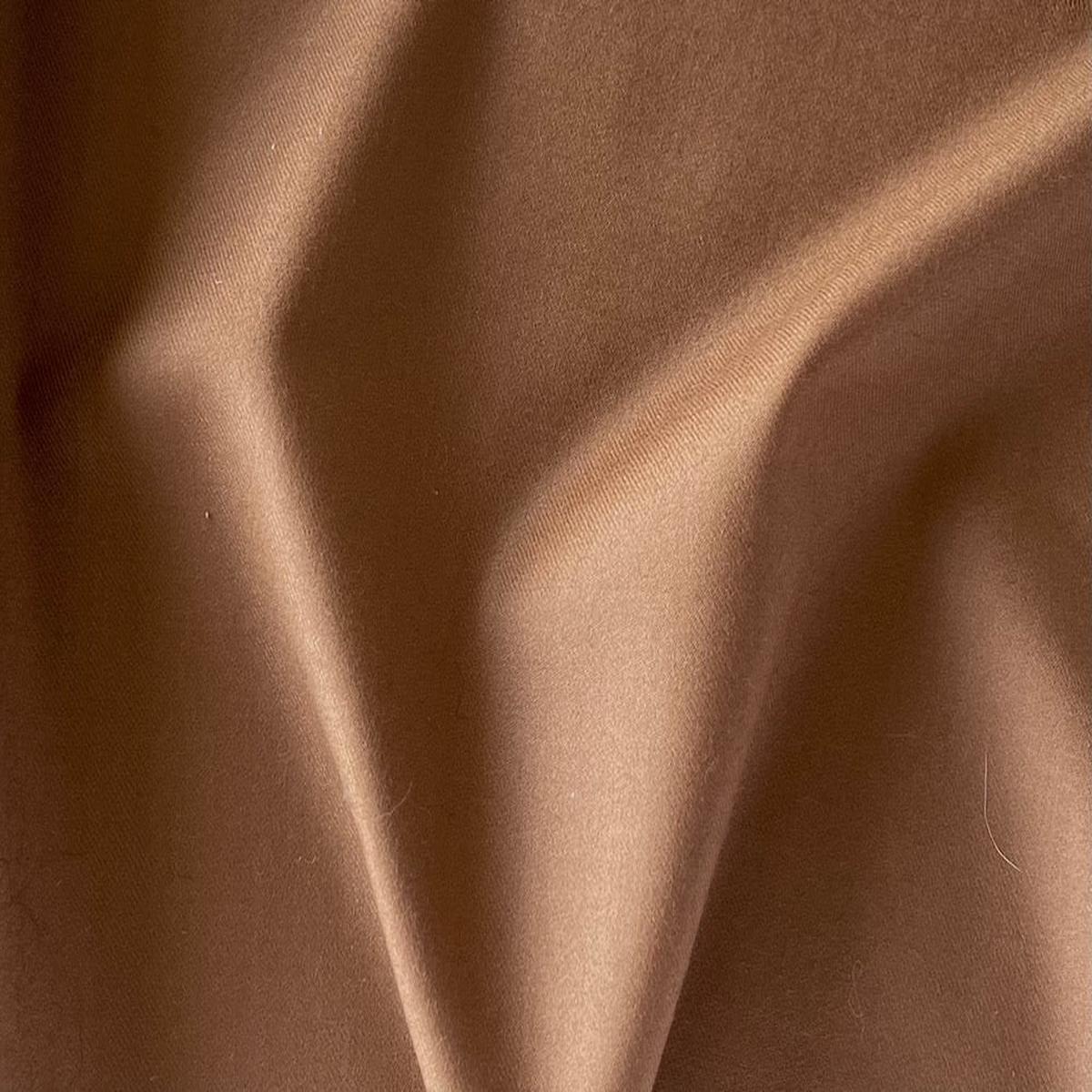 Mid-Weight Nutmeg StretchWool Flannel (Made in Italy)