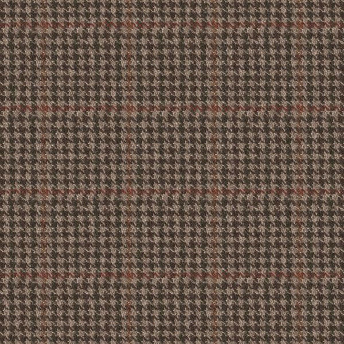 100% Wool Lanacot Textures Stash Happy (Houndstooth Plaid) MFW381224 Brown Jeni Gaston 44 in wide